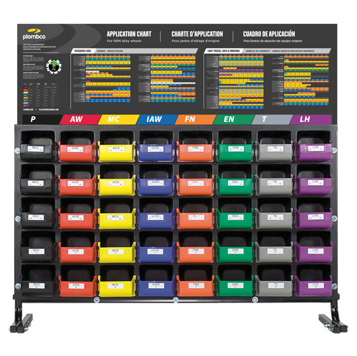 Présentoirs de produits kit 1000 Plombco