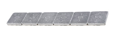 Plombco StickPro 506FE-15 Steel Stick-On Adhesive Tape Wheel Weight – 1.00 oz. Segment